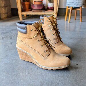 Timberland Amston Wedge Boots size 10